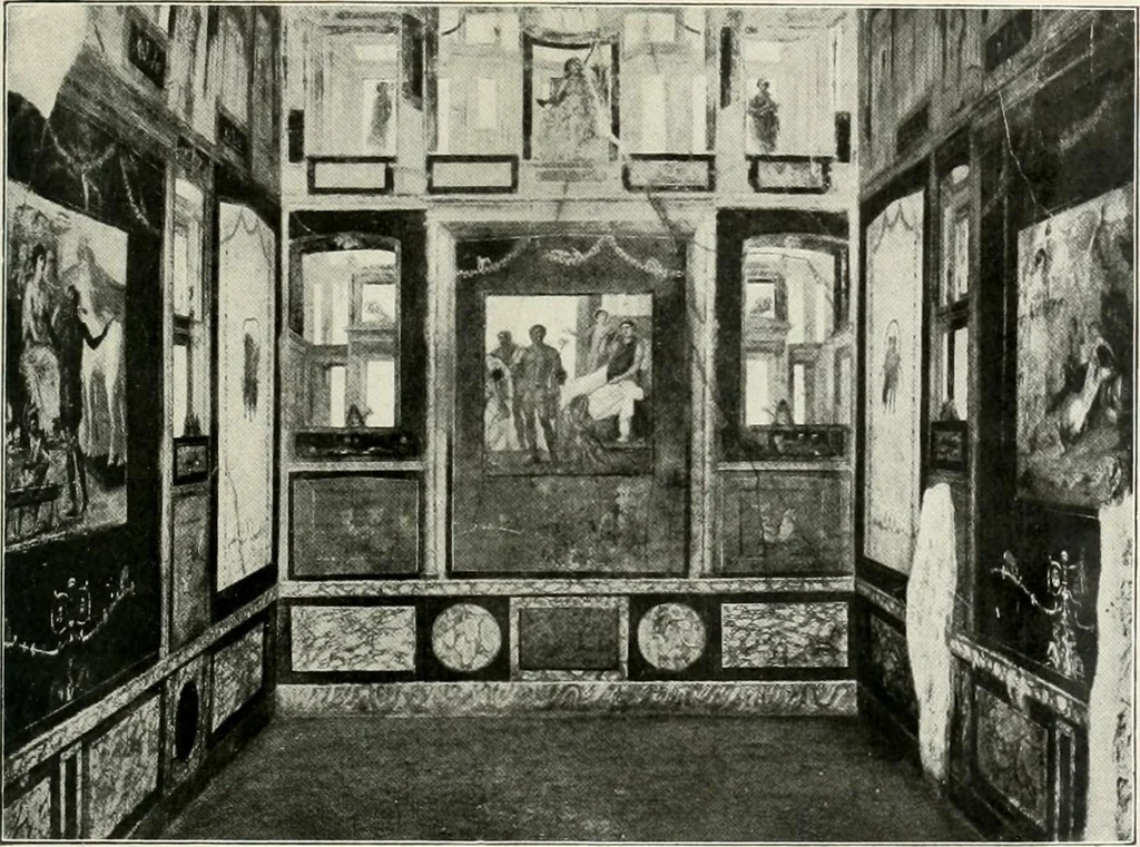 An illustration from Pompéi : histoire-vie privée, 1910, leaf 142
