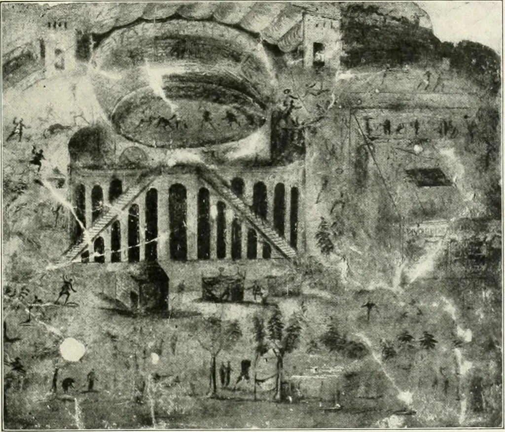 An illustration from Pompéi : histoire-vie privée, 1910, leaf 16