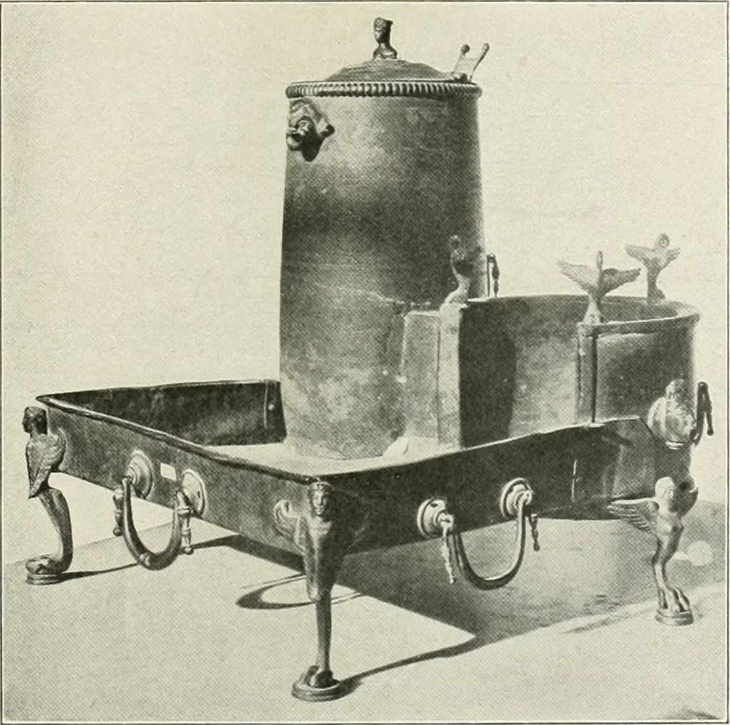 An illustration from Pompéi : histoire-vie privée, 1910, leaf 162