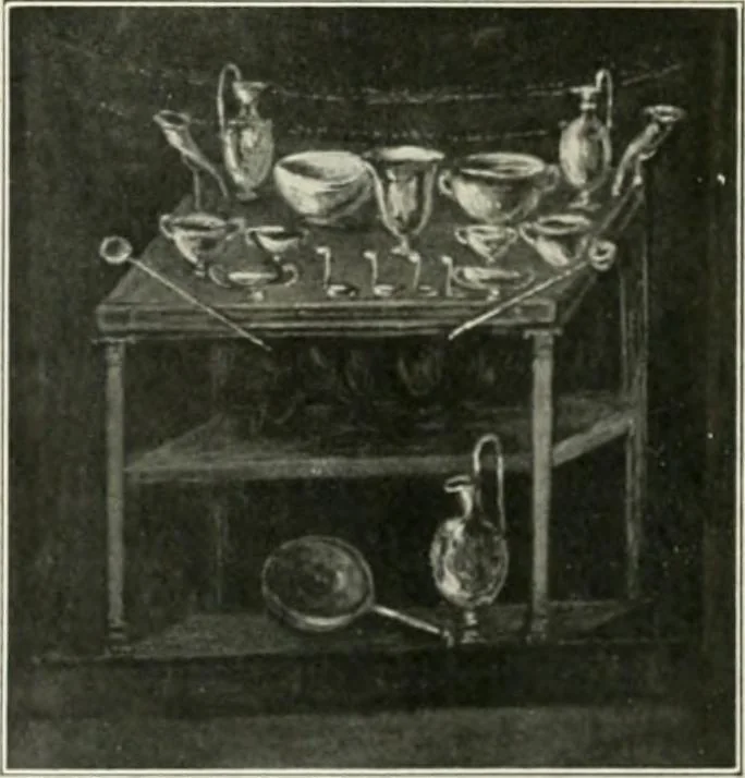 An illustration from Pompéi : histoire-vie privée, 1910, leaf 173