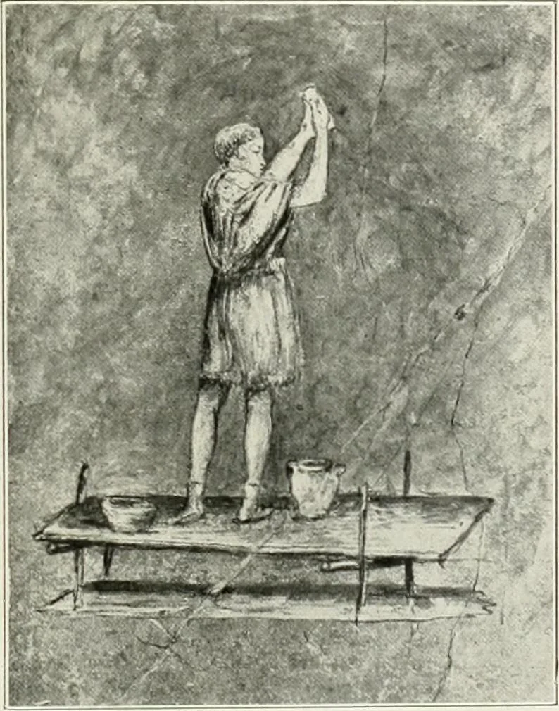 An illustration from Pompéi : histoire-vie privée, 1910, leaf 22