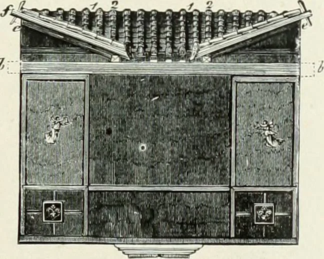 An illustration from Pompéi : histoire-vie privée, 1910, leaf 68