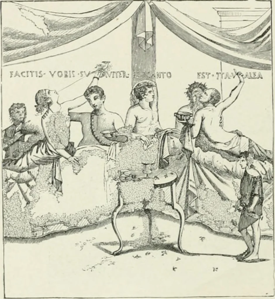 An illustration from Pompéi : histoire-vie privée, 1910, leaf 93