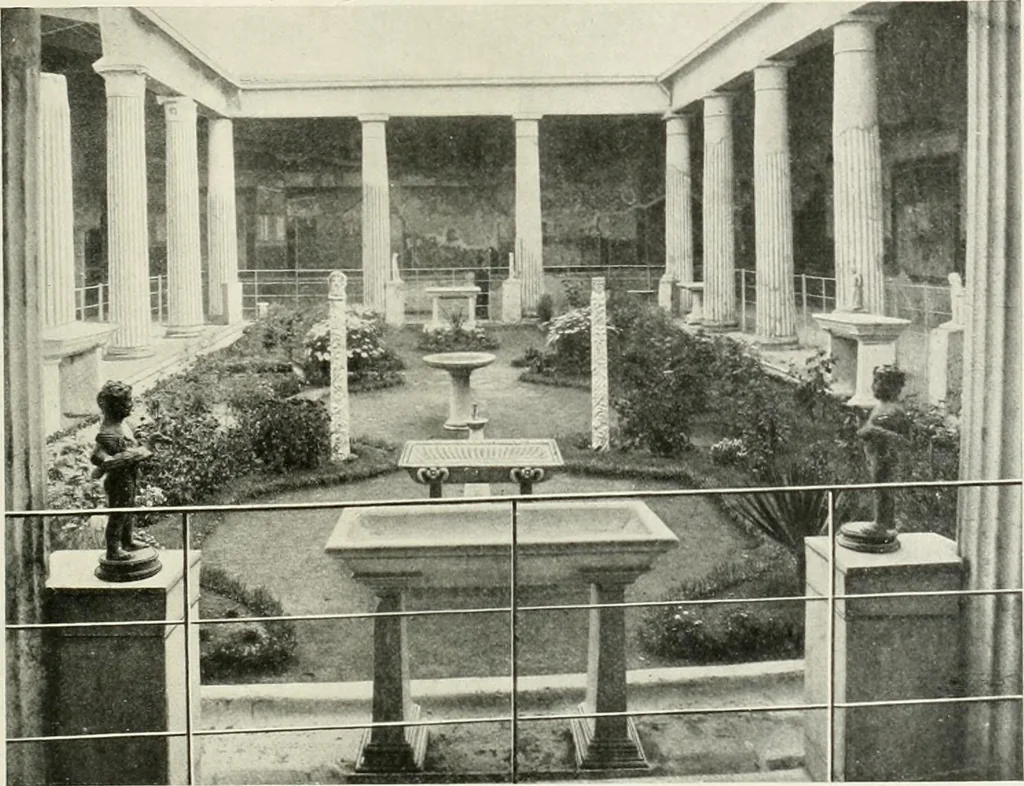 An illustration from Pompéi : histoire-vie privée, 1910, leaf 96
