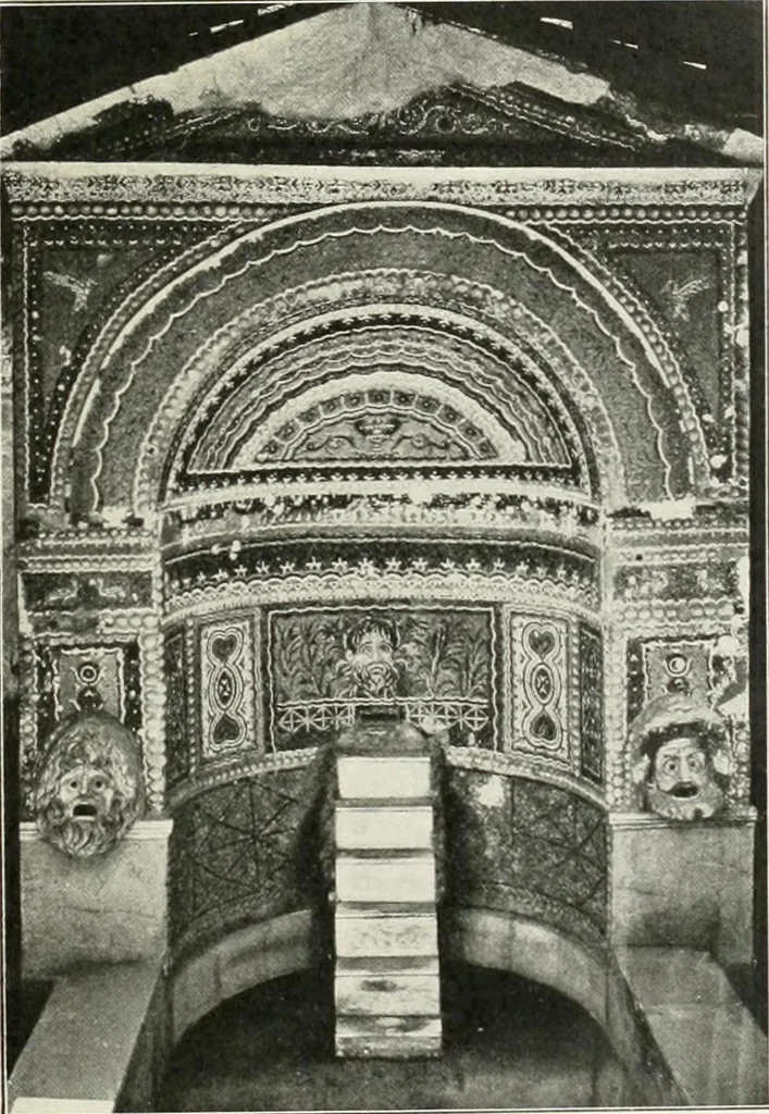 An illustration from Pompéi : histoire-vie privée, 1910, leaf 98