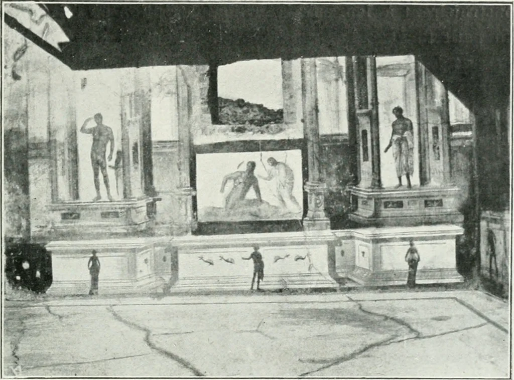An illustration from Pompéi : vie publique, 1906, leaf 100