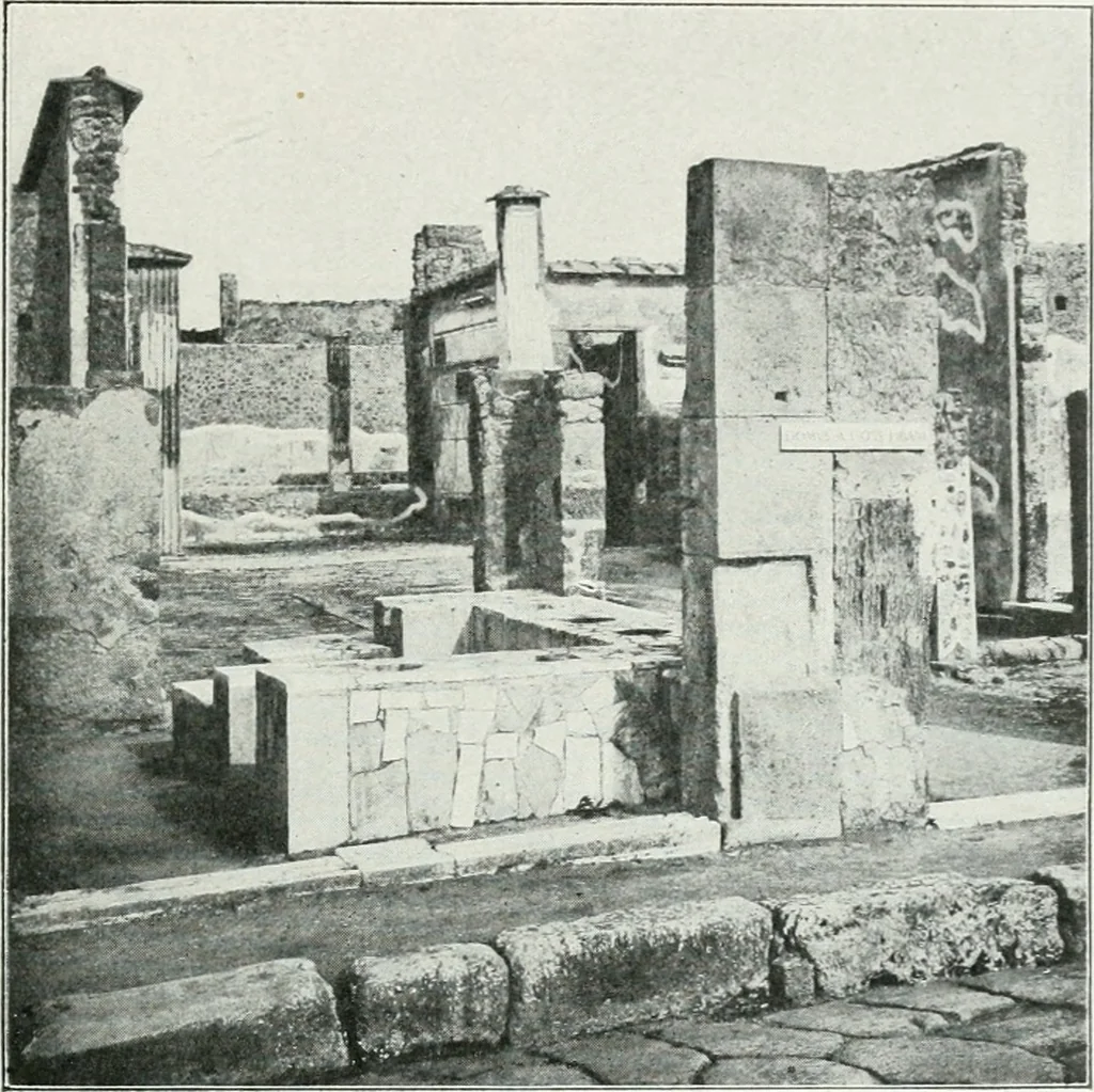 An illustration from Pompéi : vie publique, 1906, leaf 126