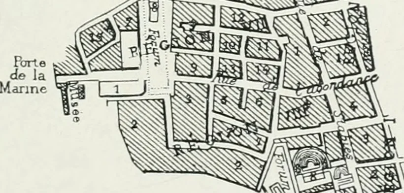 An illustration from Pompéi : vie publique, 1906, leaf 140