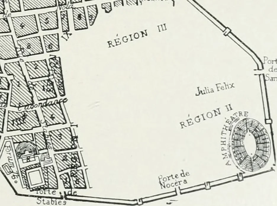 An illustration from Pompéi : vie publique, 1906, leaf 140