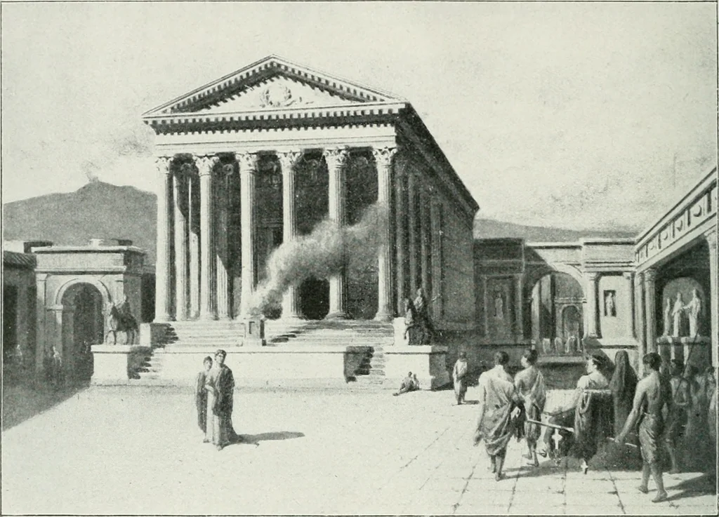 An illustration from Pompéi : vie publique, 1906, leaf 49