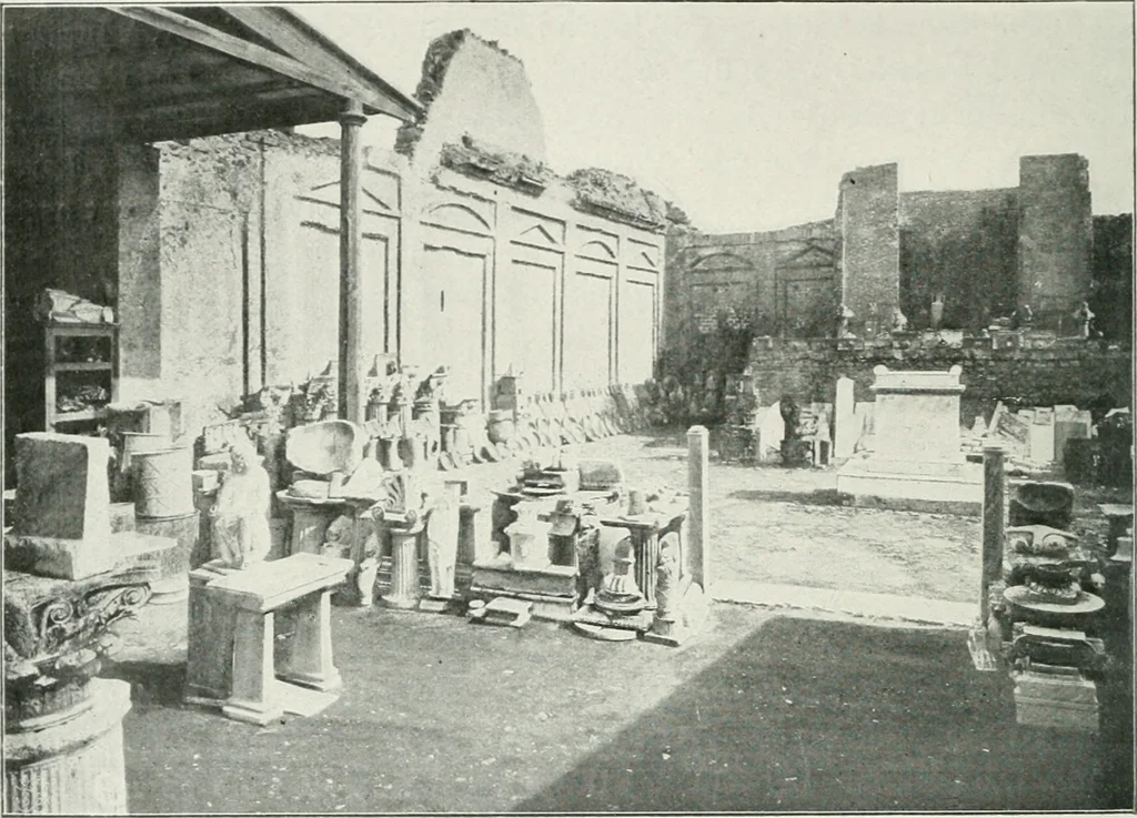 An illustration from Pompéi : vie publique, 1906, leaf 61