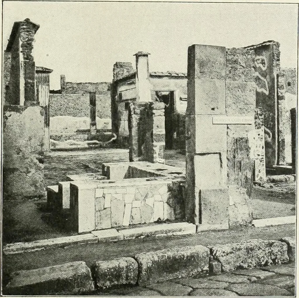 An illustration from Pompéi : vie publique, 1910, leaf 128