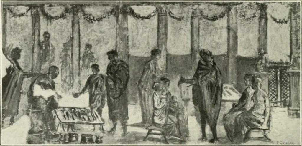 An illustration from Pompéi : vie publique, 1910, leaf 37