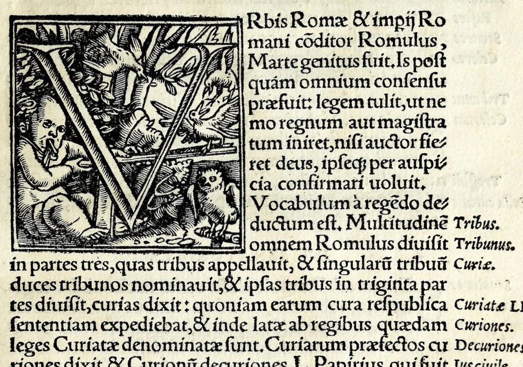 An illustration from Pomponii Laeti Libellvs de Romanorvm magistratibvs ; Eivsdem De sacerdotiis Ro. ; Eivsdem De diversis legibvs Ro, 1510, leaf 5