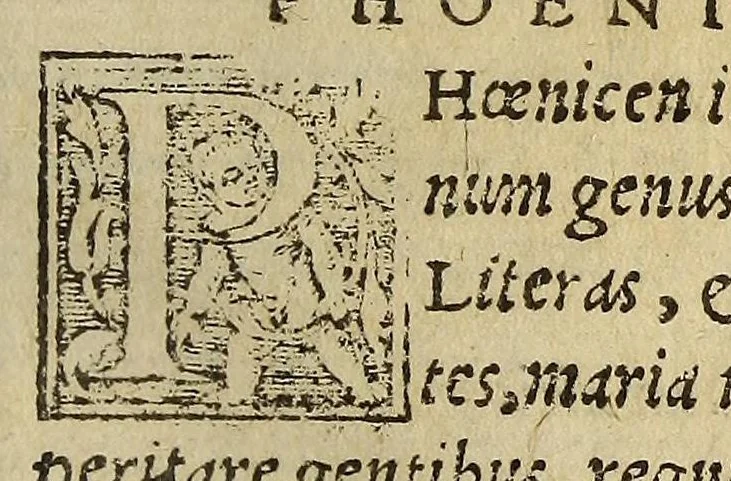 An illustration from Pomponii Melae De situ orbis libri tres. : cum annotationibus Petri Ioannis Oliuarij Valentini, Christianiss. Reginæ Francorum in literis alumni, uiri in Geogaphia eruditissimi. Index præterea locupletissimus in fine operis adiectus, 1551, leaf 39