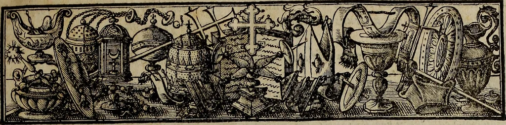 An illustration from Pontificale romanvm Clementis VIII primum : posteà uerò Vrbani VIII ; auctoritate recognitum ; cum figuris, 1683, leaf 10