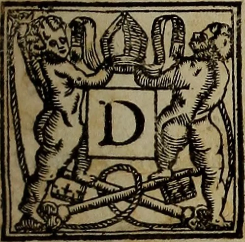 An illustration from Pontificale romanvm Clementis VIII primum : posteà uerò Vrbani VIII ; auctoritate recognitum ; cum figuris, 1683, leaf 10