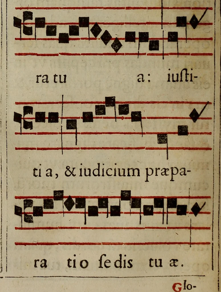 An illustration from Pontificale romanvm Clementis VIII primum : posteà uerò Vrbani VIII ; auctoritate recognitum ; cum figuris, 1683, leaf 117