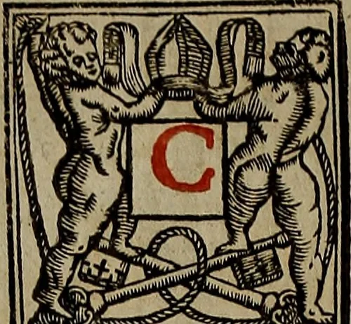 An illustration from Pontificale romanvm Clementis VIII primum : posteà uerò Vrbani VIII ; auctoritate recognitum ; cum figuris, 1683, leaf 121