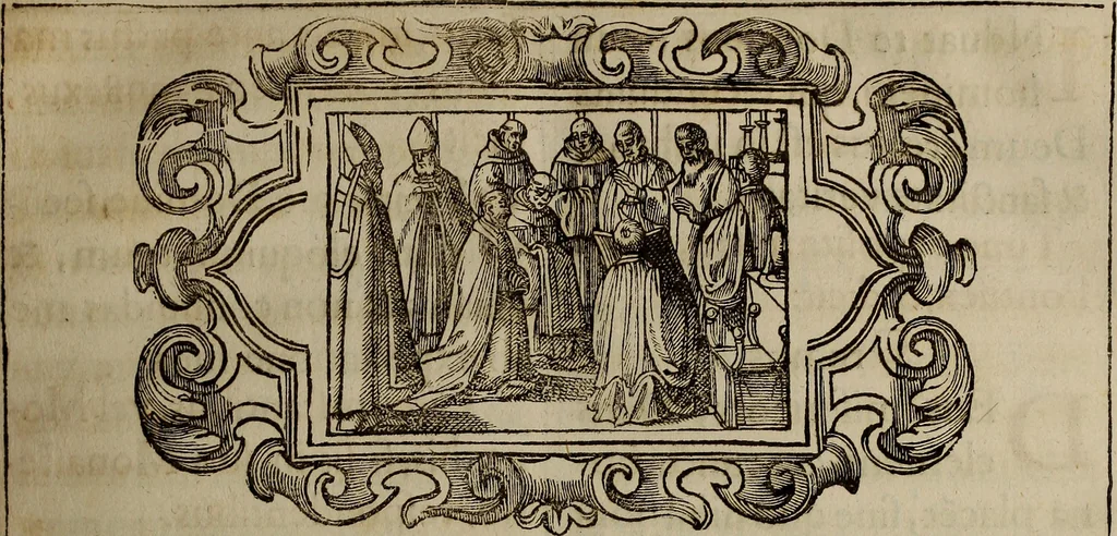 An illustration from Pontificale romanvm Clementis VIII primum : posteà uerò Vrbani VIII ; auctoritate recognitum ; cum figuris, 1683, leaf 130