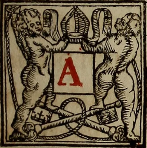 An illustration from Pontificale romanvm Clementis VIII primum : posteà uerò Vrbani VIII ; auctoritate recognitum ; cum figuris, 1683, leaf 136