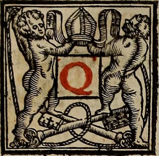 An illustration from Pontificale romanvm Clementis VIII primum : posteà uerò Vrbani VIII ; auctoritate recognitum ; cum figuris, 1683, leaf 17