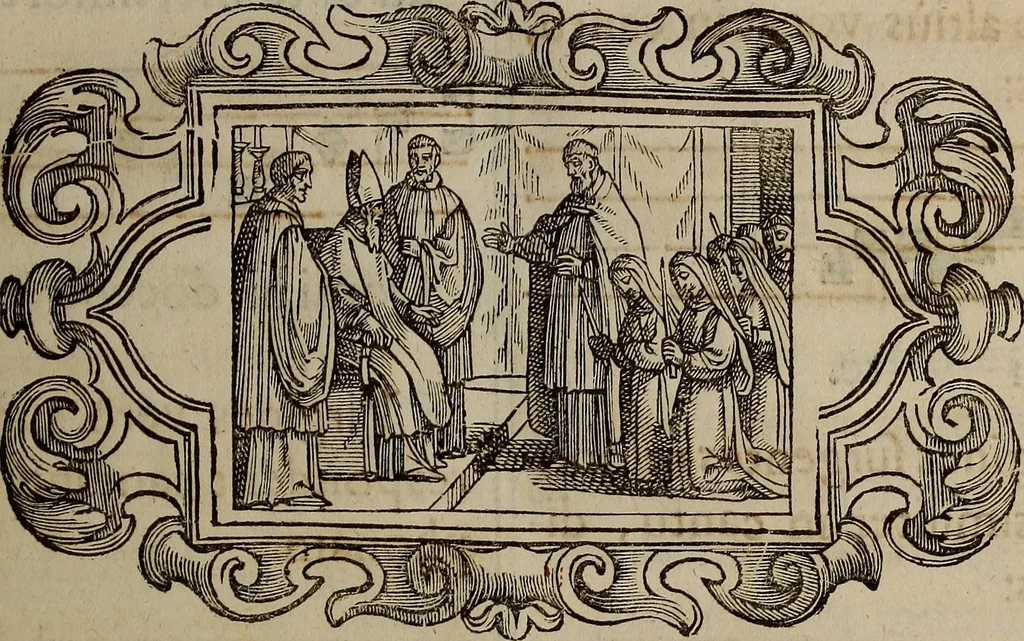 An illustration from Pontificale romanvm Clementis VIII primum : posteà uerò Vrbani VIII ; auctoritate recognitum ; cum figuris, 1683, leaf 188