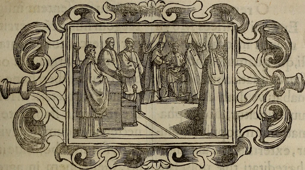 An illustration from Pontificale romanvm Clementis VIII primum : posteà uerò Vrbani VIII ; auctoritate recognitum ; cum figuris, 1683, leaf 234