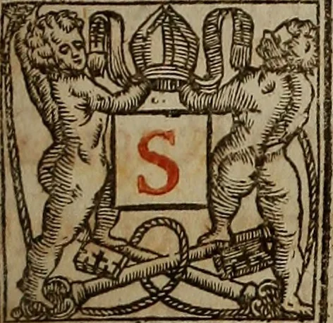 An illustration from Pontificale romanvm Clementis VIII primum : posteà uerò Vrbani VIII ; auctoritate recognitum ; cum figuris, 1683, leaf 248