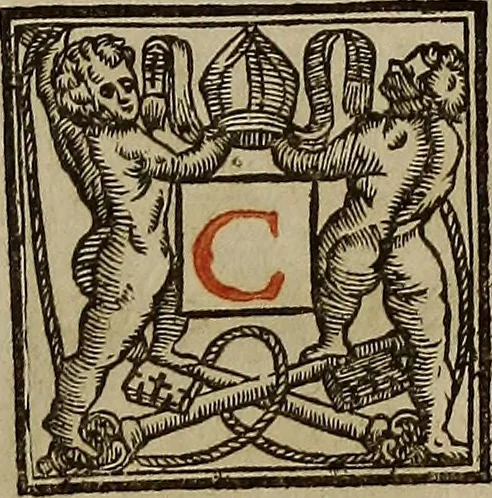 An illustration from Pontificale romanvm Clementis VIII primum : posteà uerò Vrbani VIII ; auctoritate recognitum ; cum figuris, 1683, leaf 270