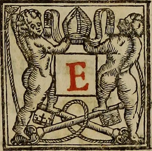 An illustration from Pontificale romanvm Clementis VIII primum : posteà uerò Vrbani VIII ; auctoritate recognitum ; cum figuris, 1683, leaf 286
