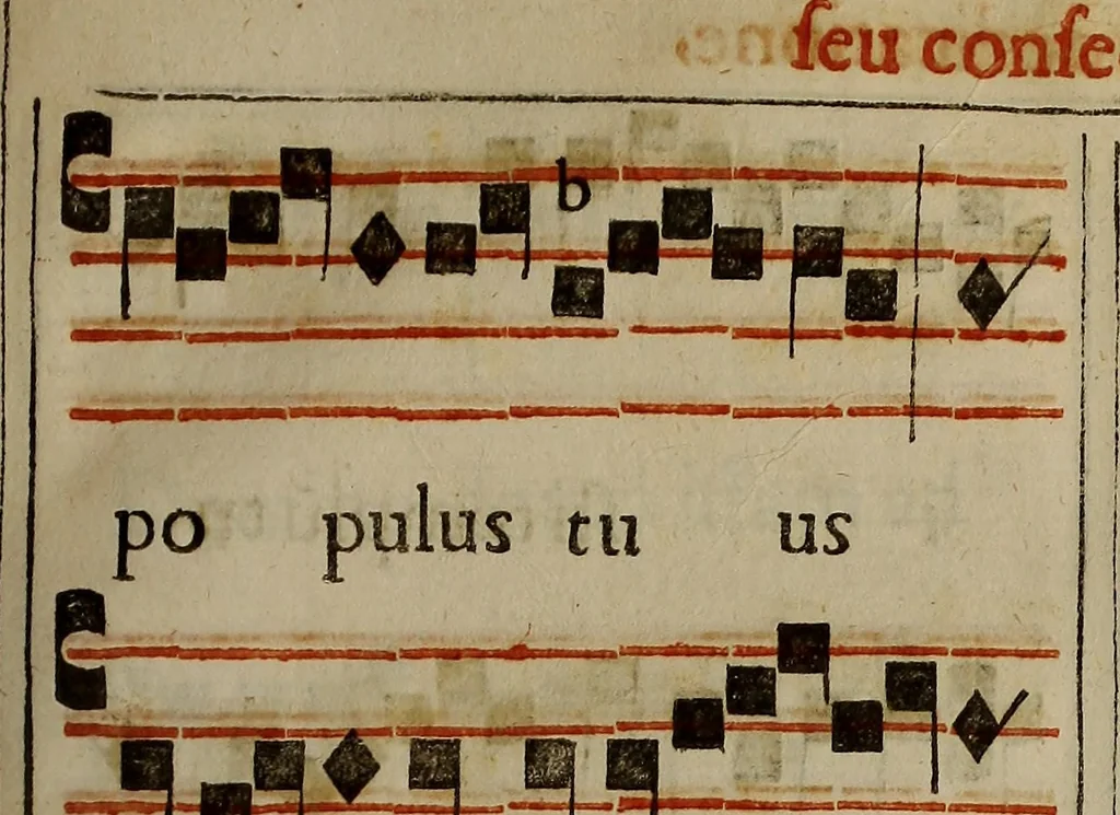 An illustration from Pontificale romanvm Clementis VIII primum : posteà uerò Vrbani VIII ; auctoritate recognitum ; cum figuris, 1683, leaf 294