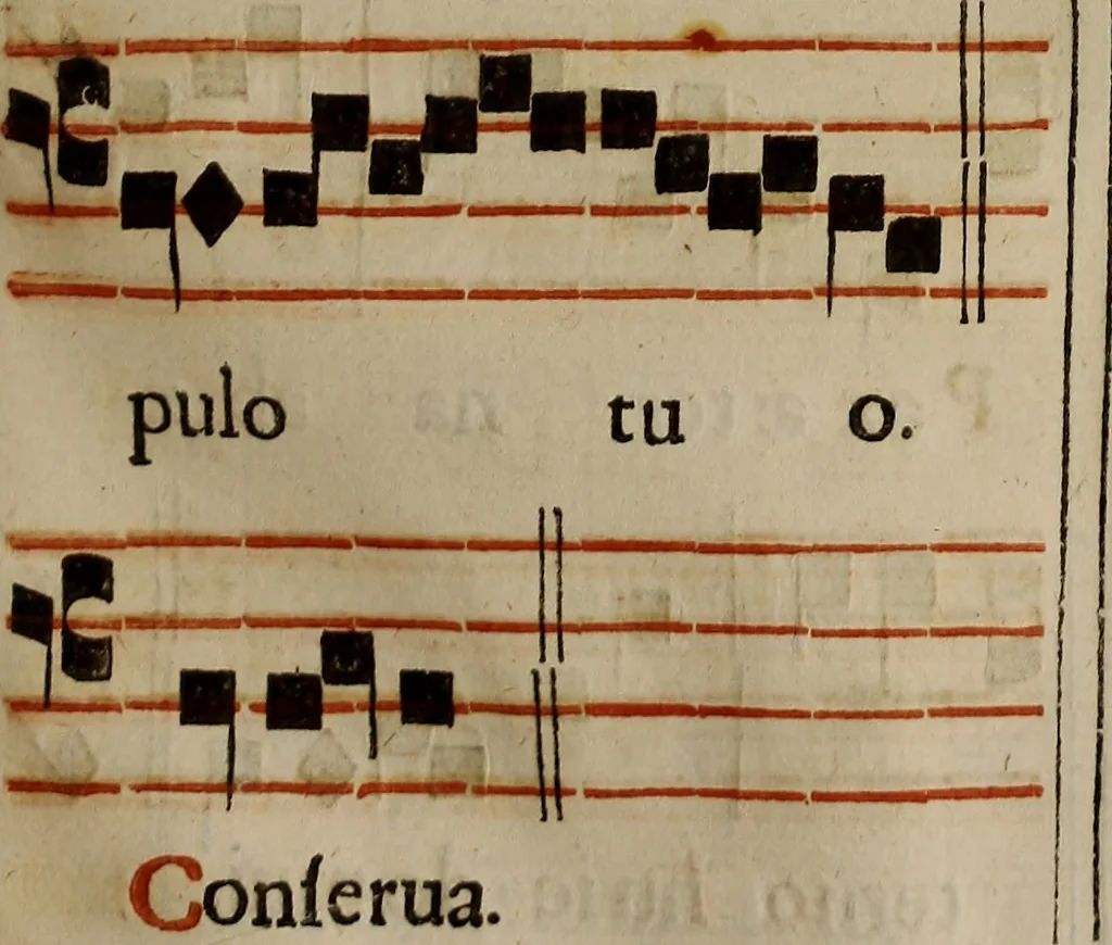 An illustration from Pontificale romanvm Clementis VIII primum : posteà uerò Vrbani VIII ; auctoritate recognitum ; cum figuris, 1683, leaf 296