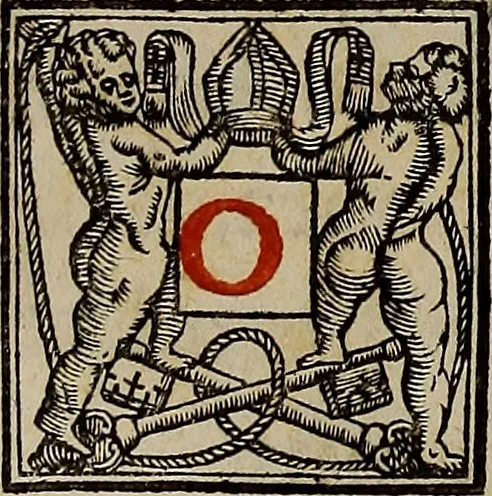 An illustration from Pontificale romanvm Clementis VIII primum : posteà uerò Vrbani VIII ; auctoritate recognitum ; cum figuris, 1683, leaf 31