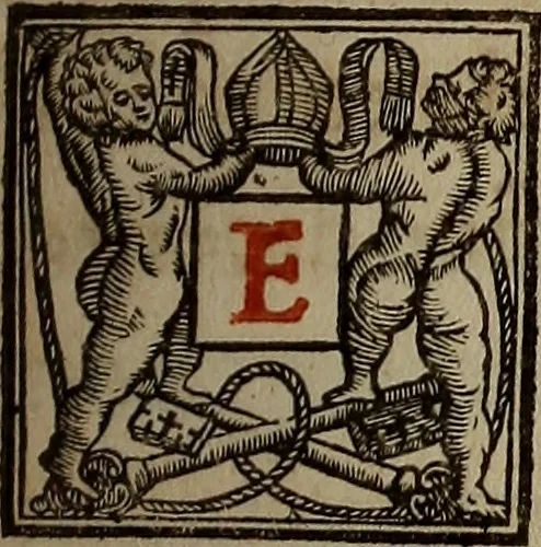 An illustration from Pontificale romanvm Clementis VIII primum : posteà uerò Vrbani VIII ; auctoritate recognitum ; cum figuris, 1683, leaf 36