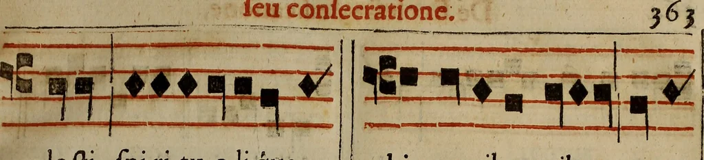 An illustration from Pontificale romanvm Clementis VIII primum : posteà uerò Vrbani VIII ; auctoritate recognitum ; cum figuris, 1683, leaf 374