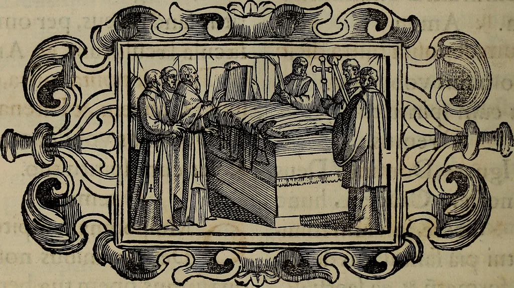 An illustration from Pontificale romanvm Clementis VIII primum : posteà uerò Vrbani VIII ; auctoritate recognitum ; cum figuris, 1683, leaf 473