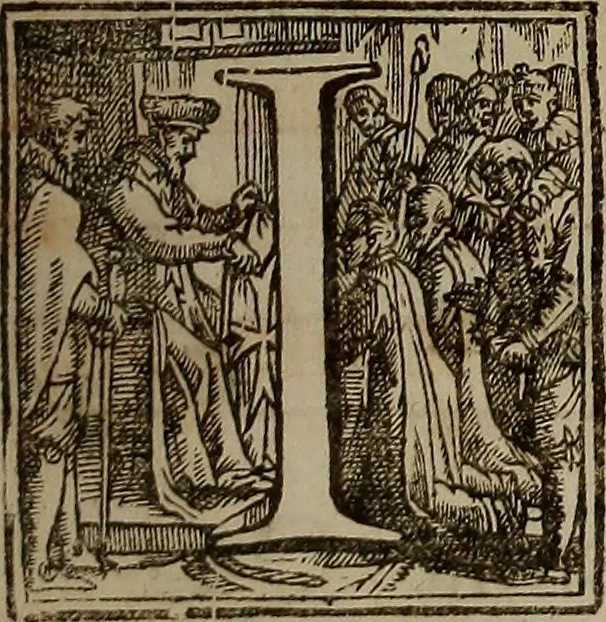 An illustration from Pontificale romanvm Clementis VIII primum : posteà uerò Vrbani VIII ; auctoritate recognitum ; cum figuris, 1683, leaf 514