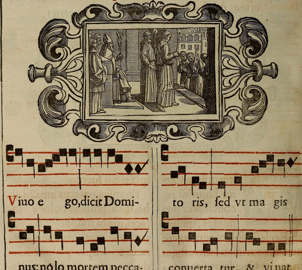 An illustration from Pontificale romanvm Clementis VIII primum : posteà uerò Vrbani VIII ; auctoritate recognitum ; cum figuris, 1683, leaf 525