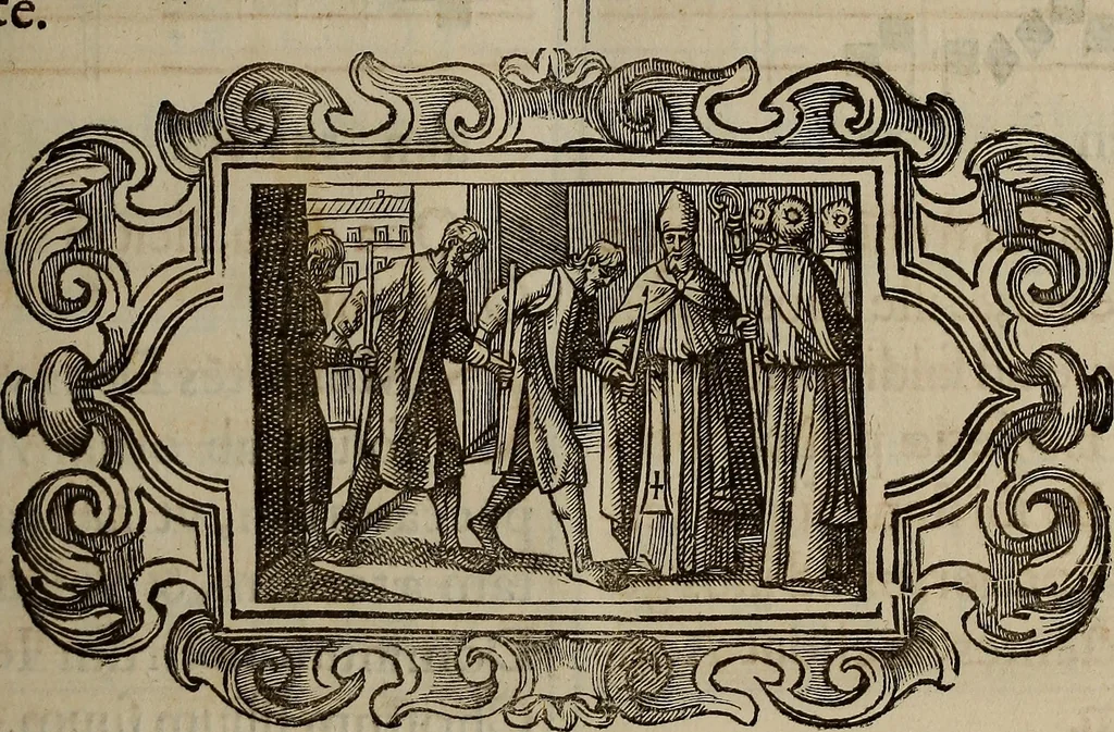 An illustration from Pontificale romanvm Clementis VIII primum : posteà uerò Vrbani VIII ; auctoritate recognitum ; cum figuris, 1683, leaf 530