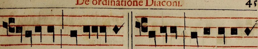 An illustration from Pontificale romanvm Clementis VIII primum : posteà uerò Vrbani VIII ; auctoritate recognitum ; cum figuris, 1683, leaf 56