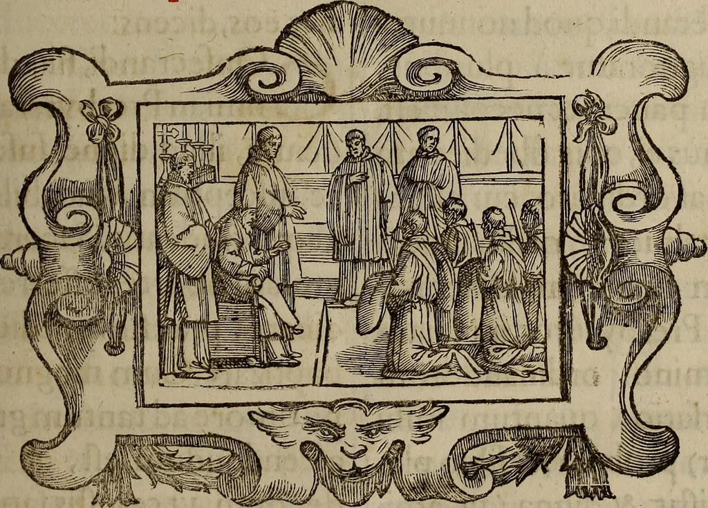 An illustration from Pontificale romanvm Clementis VIII primum : posteà uerò Vrbani VIII ; auctoritate recognitum ; cum figuris, 1683, leaf 62