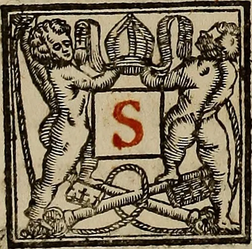 An illustration from Pontificale romanvm Clementis VIII primum : posteà uerò Vrbani VIII ; auctoritate recognitum ; cum figuris, 1683, leaf 655