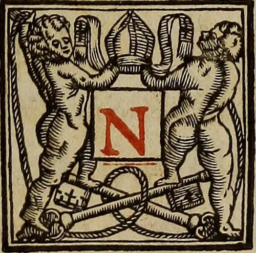An illustration from Pontificale romanvm Clementis VIII primum : posteà uerò Vrbani VIII ; auctoritate recognitum ; cum figuris, 1683, leaf 82