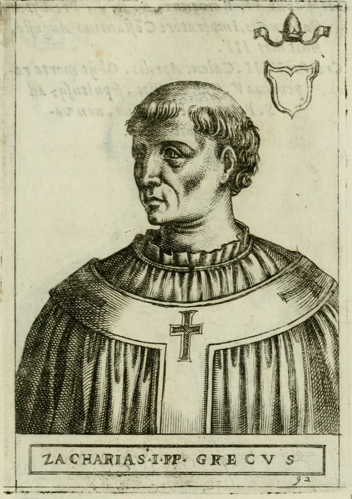 An illustration from Pontificvm Romanorvm effigies, 1580, leaf 212