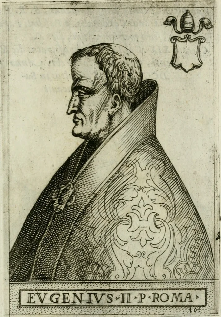 An illustration from Pontificvm Romanorvm effigies, 1580, leaf 230