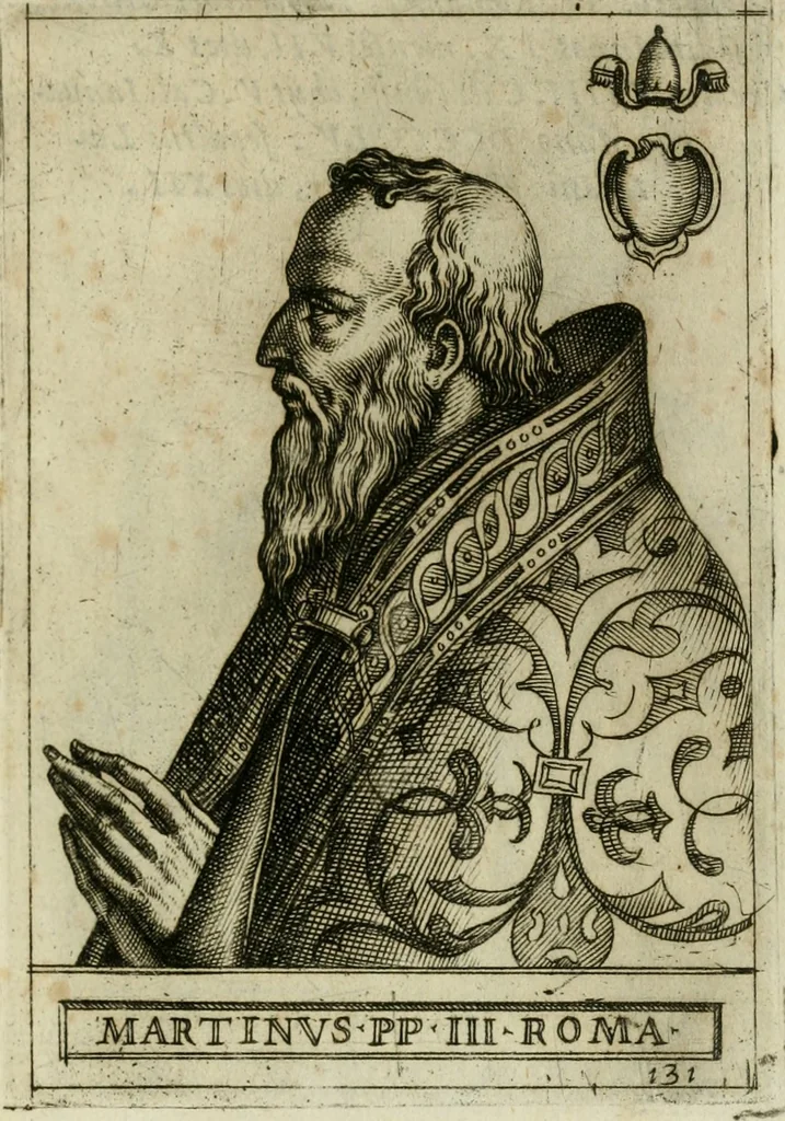 An illustration from Pontificvm Romanorvm effigies, 1580, leaf 290