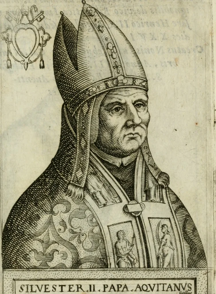 An illustration from Pontificvm Romanorvm effigies, 1580, leaf 316