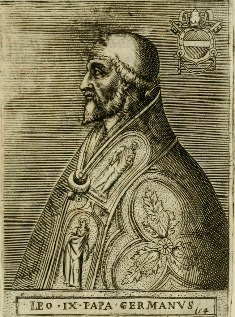 An illustration from Pontificvm Romanorvm effigies, 1580, leaf 336