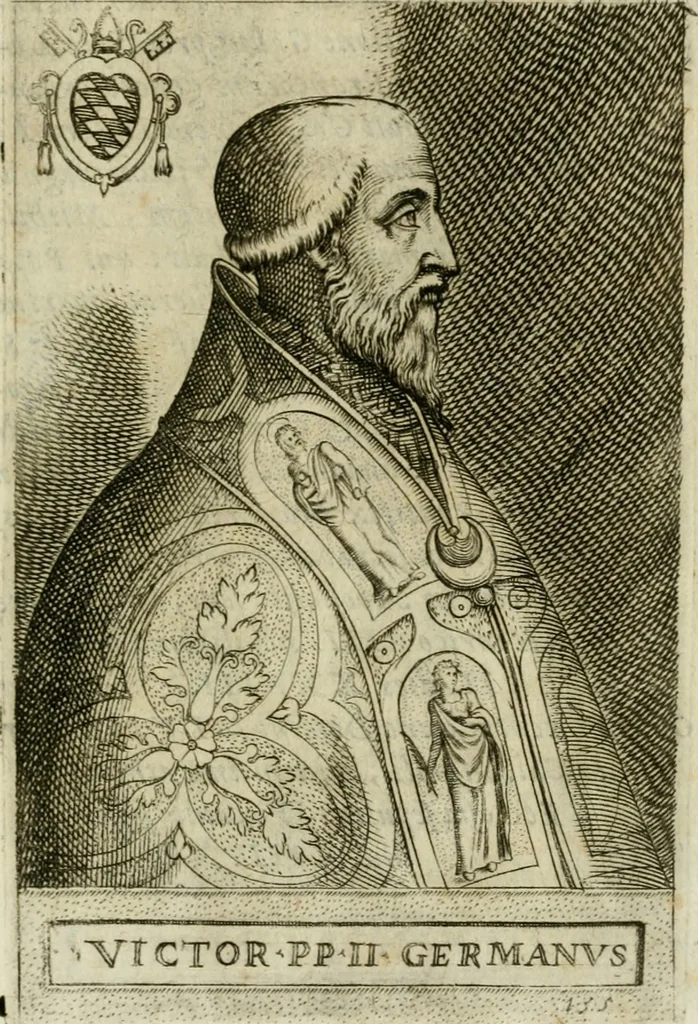 An illustration from Pontificvm Romanorvm effigies, 1580, leaf 338